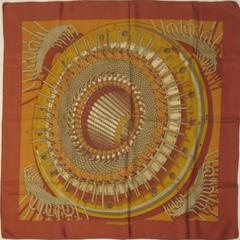 A variation of the Hermès scarf `Alternateur` first edited in 1971 by `Pierre Péron`