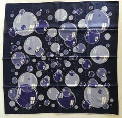 A variation of the Hermès scarf `Bal des bulles ` first edited in 2003 by `Dimitri Rybaltchenko`