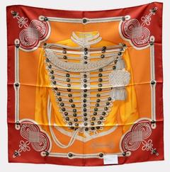 A variation of the Hermès scarf `Brandebourgs ` first edited in 1970 by `Caty Latham`