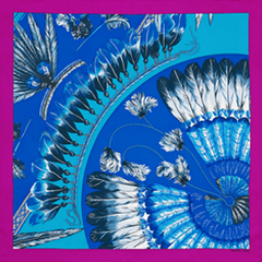 A variation of the Hermès scarf `Brazil II (détail)` first edited in 2001 by `Laurence Bourthoumieux`