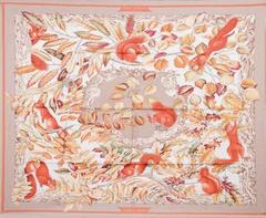 A variation of the Hermès scarf `Casse-Noisette` first edited in 1997 by `Antoine De Jacquelot`