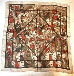 A variation of the Hermès scarf `Ali Baba` first edited in 1972 by `Pierre Péron`